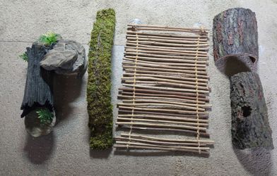 Reptile Terrarium Decor Set