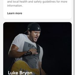 Luke Bryan Concert Tickets 