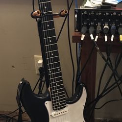 ST Style electric Guitar, Amp, Strap