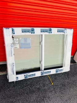 Brand new impact sliding window with screen 52x37