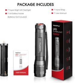 WdtPro High Powered LED Flashlight