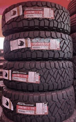 LT295 70 17 NITTO RIDGE GRAPPLERS BRAND NEW TIRE TIRES $320 EACH OR $1280 FOR A SET OF 4 WHILE SUPPLIES LAST FINANCING AVAILABLE DELIVERY AVAILABLE