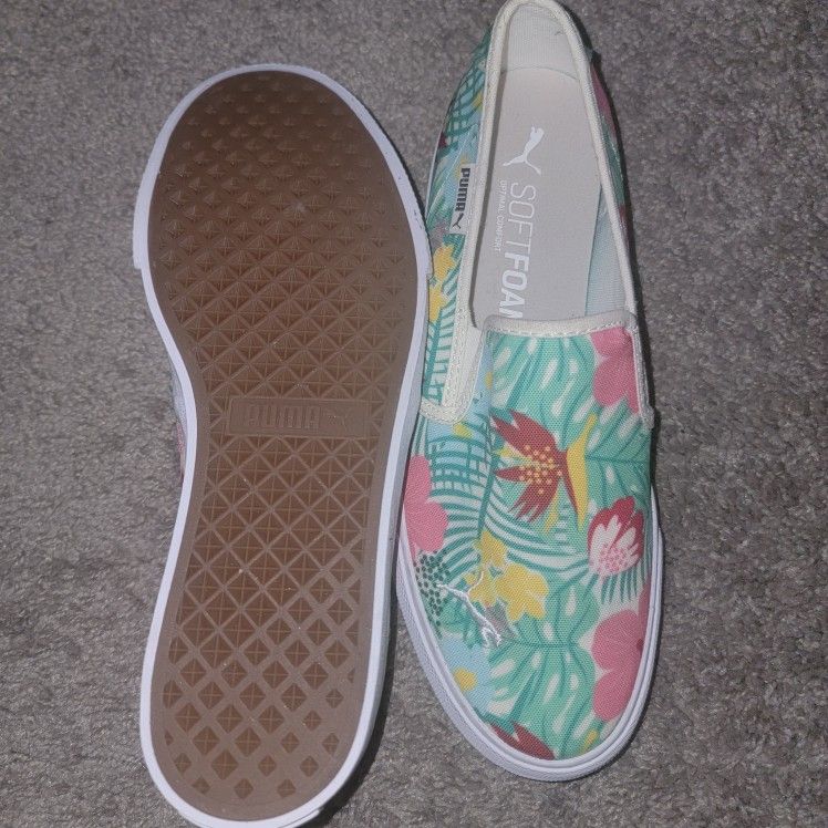 Womens Puma Tropical Slip Ons