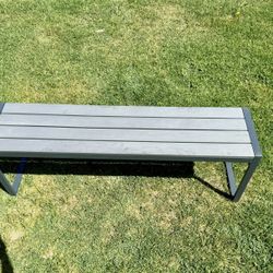 51" Outdoor Bench for Lawn Garden, Backless Patio Garden Bench New!