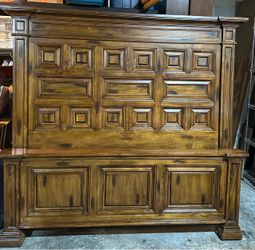 Queen bed and dresser