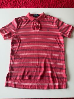 Polo Ralph Lauren Men's Classic Fit Striped Mesh Polo Shirt