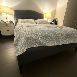 Crate and Barrel  Queen Size Bed (Mattress mot Included)