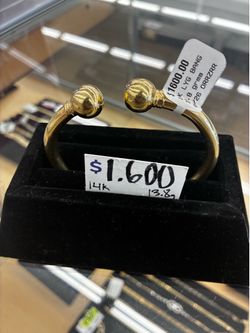 14K Gold Bangle