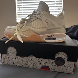 Jordan Retro 4 Offwhite 