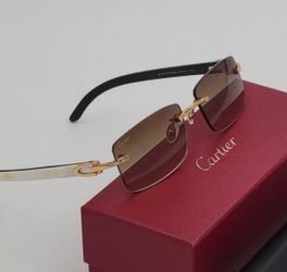 White and gold buffs