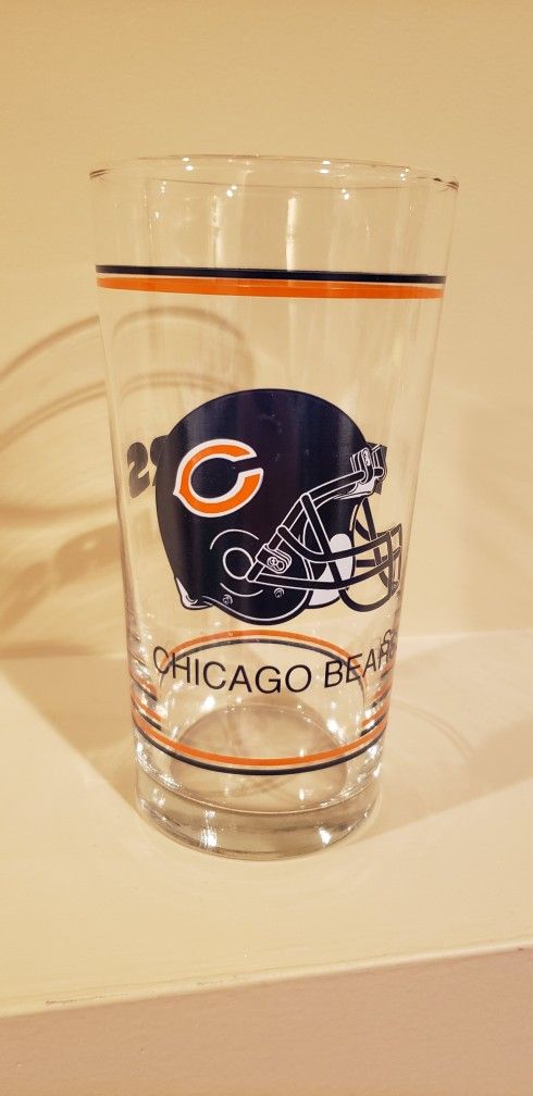 Vintage Chicago Bears NFL Glass Barware