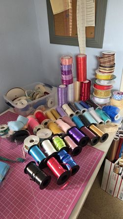 ✨ HUGE Ribbon & Trim Bundle – Perfect for Floral Shops or small business ✨