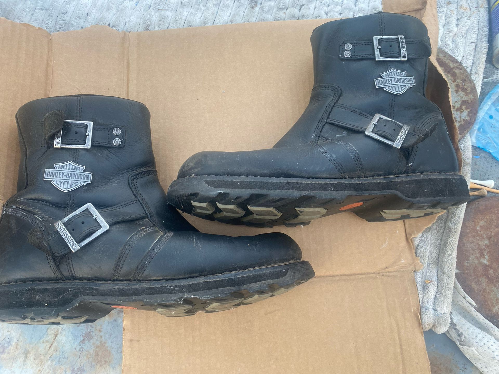 Original Harley Davidson Men’s Boots Size 12 Leather 