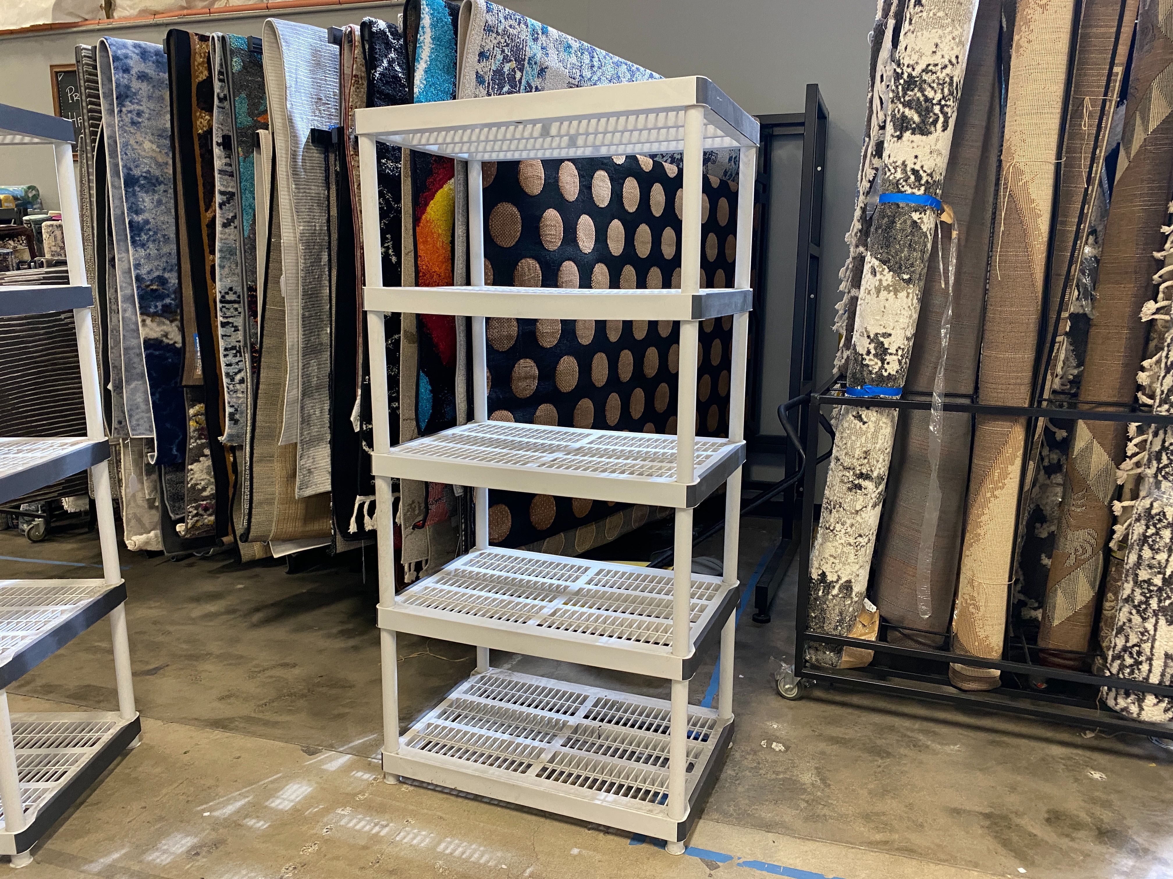 Light Grey Garage Storage Racking - 5 Tier