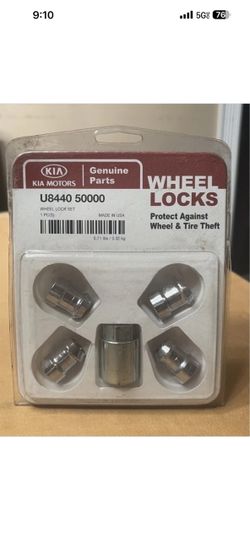 OEM KIA Wheel Lock Set Lug Nuts