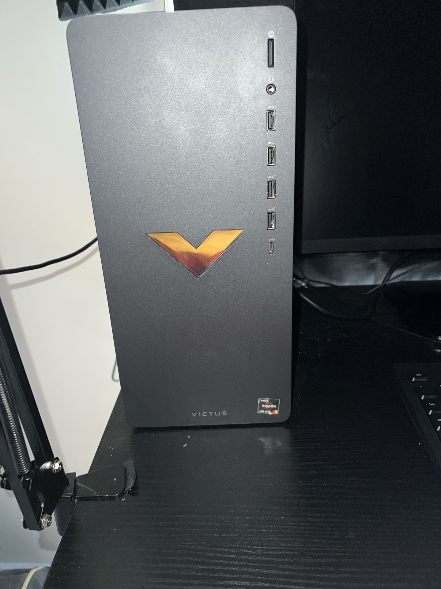 Hp 2023 Victus Gaming Desktop With Acer Monitor 
