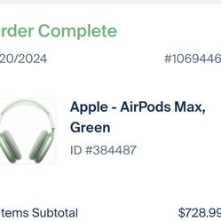 Green Apple Airpod Max 