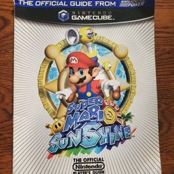 Super Mario Sunshine  Gamecube- Nintendo Power  video game Official Strategy Guide (Softcover, 2002)