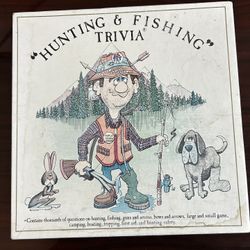 Hunting & Fishing Trivia Game ( Vintage 1985 )