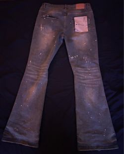Purple jeans