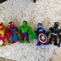 Set of 5 Marvel Action Figures
