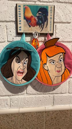Cinderella pot holder set stepsisters