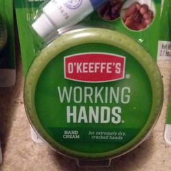 6 New pkgs O'Keefes Working Hands w/Bonus Night Time treatment - $15 OBO