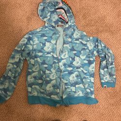 Blue Bape Hoodie