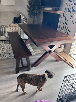 Free Dining table and bench