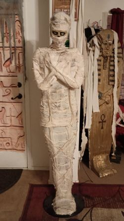 Life-Size Mummy Halloween Decoration