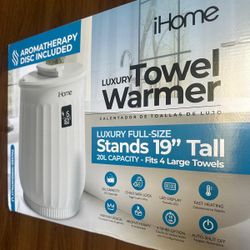 New iHome Towel Warmer, Aromatherapy