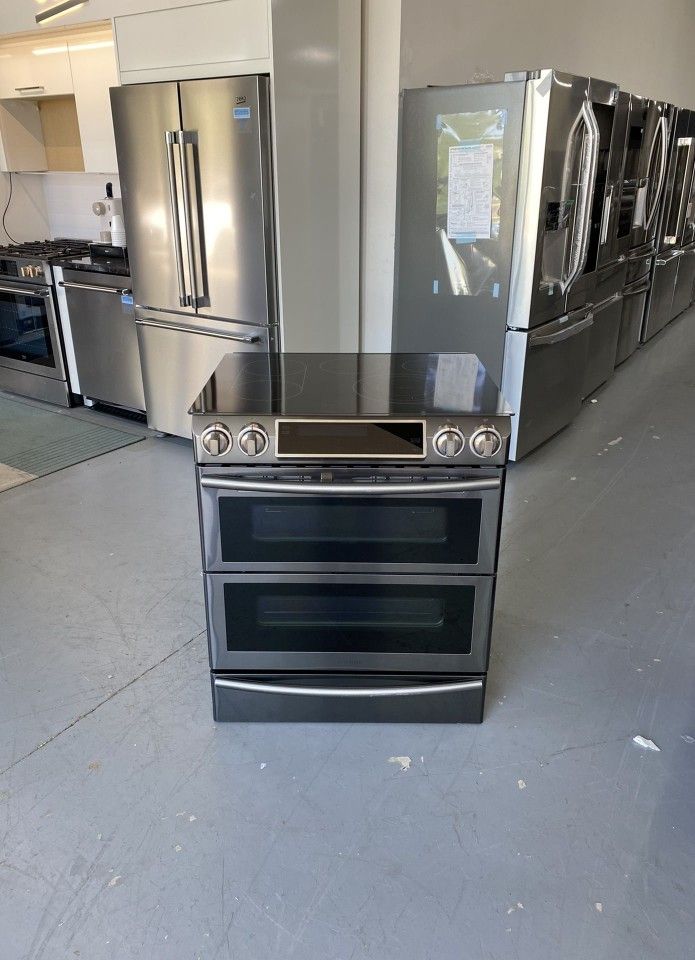 Samsung Stainless Steel Flex Duo Slide In Range NE58KWS S4