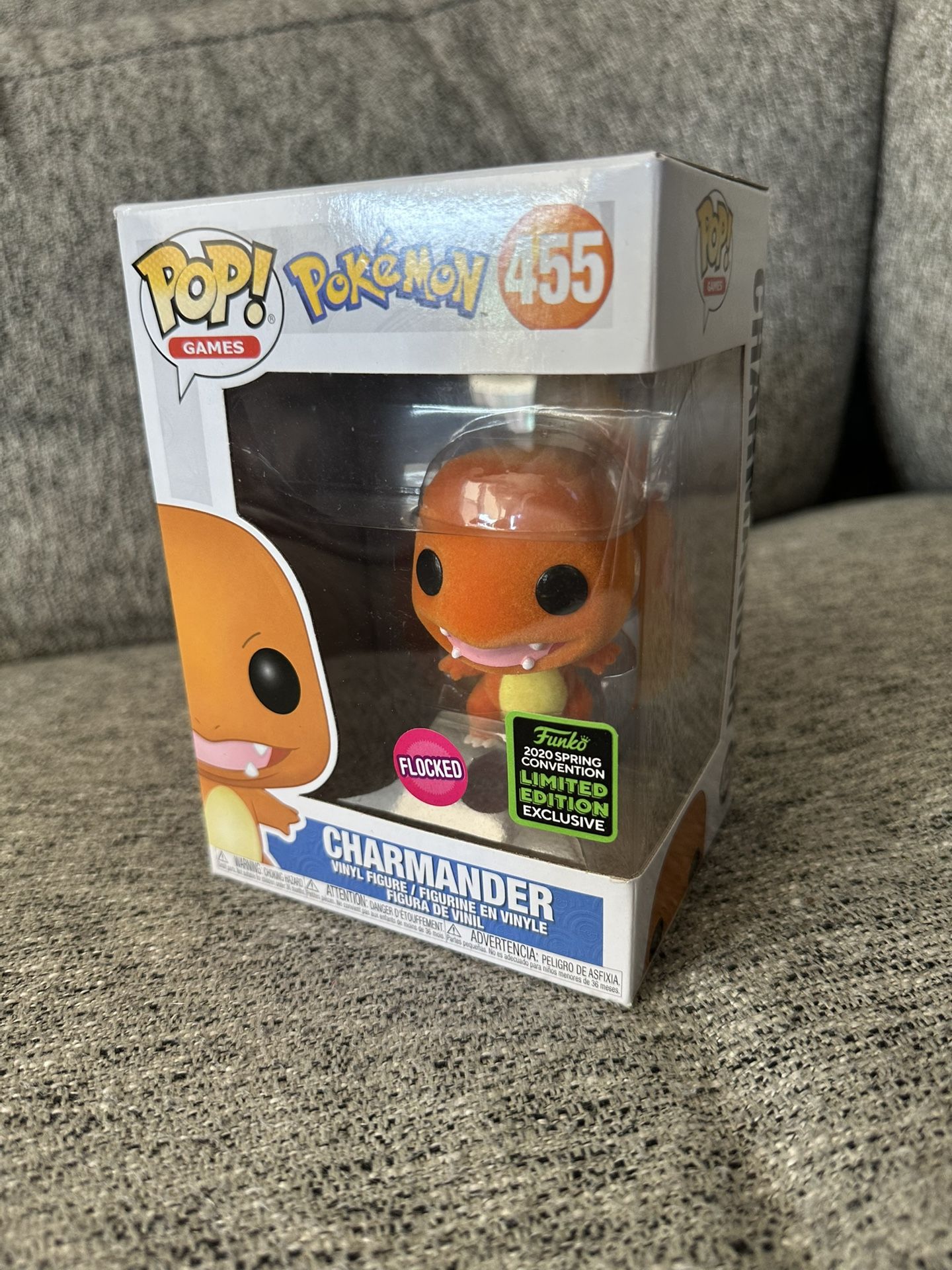 Charmander Pokémon Flocked Funko 455