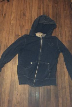 True Religion Zip Up Jean Jacket