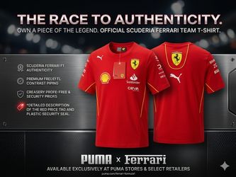 Women’s puma Ferrari F1 t shirt