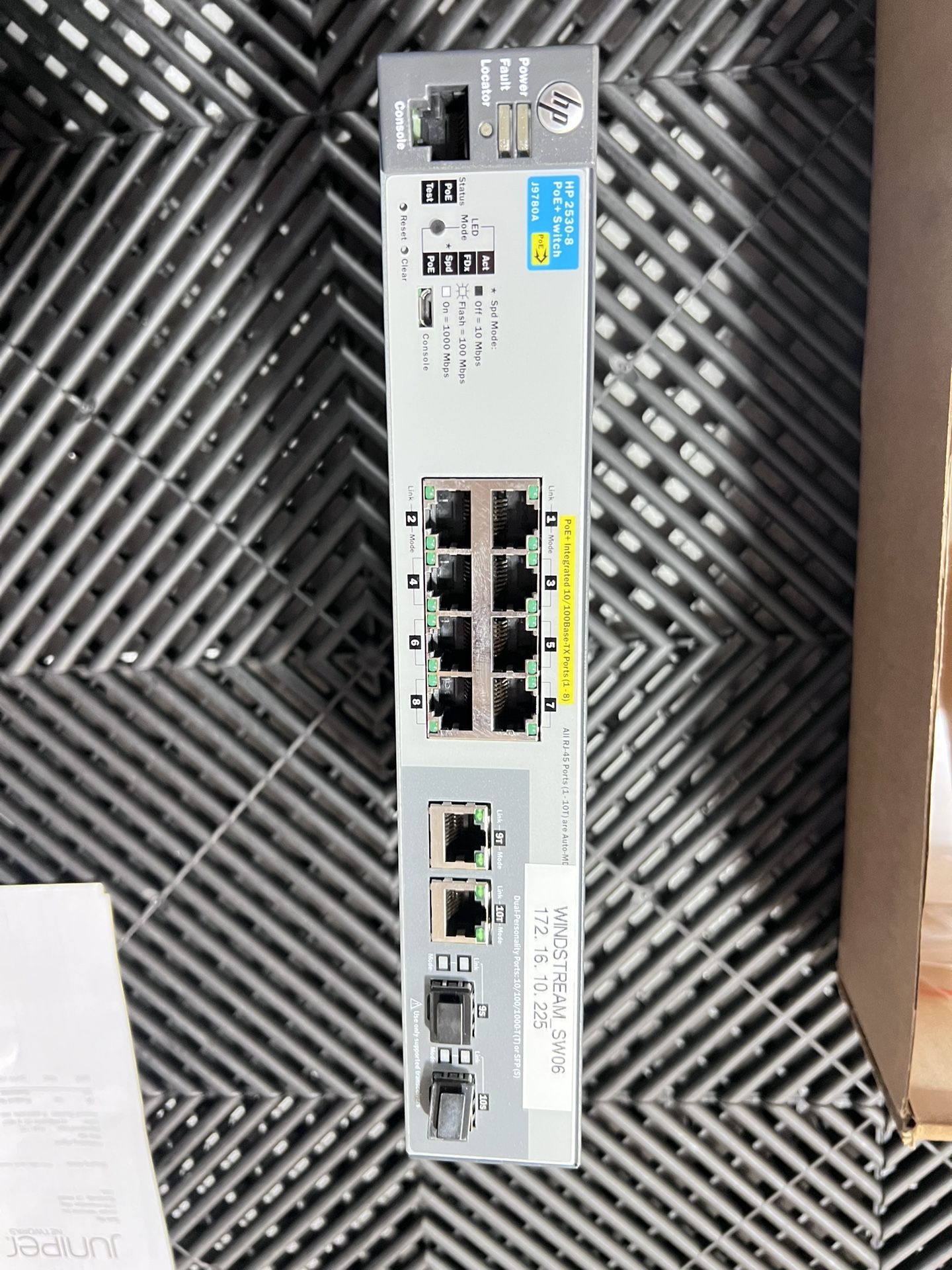 HP networking poe switch