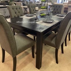 7 Pc Dining Table Set Brand New In Box