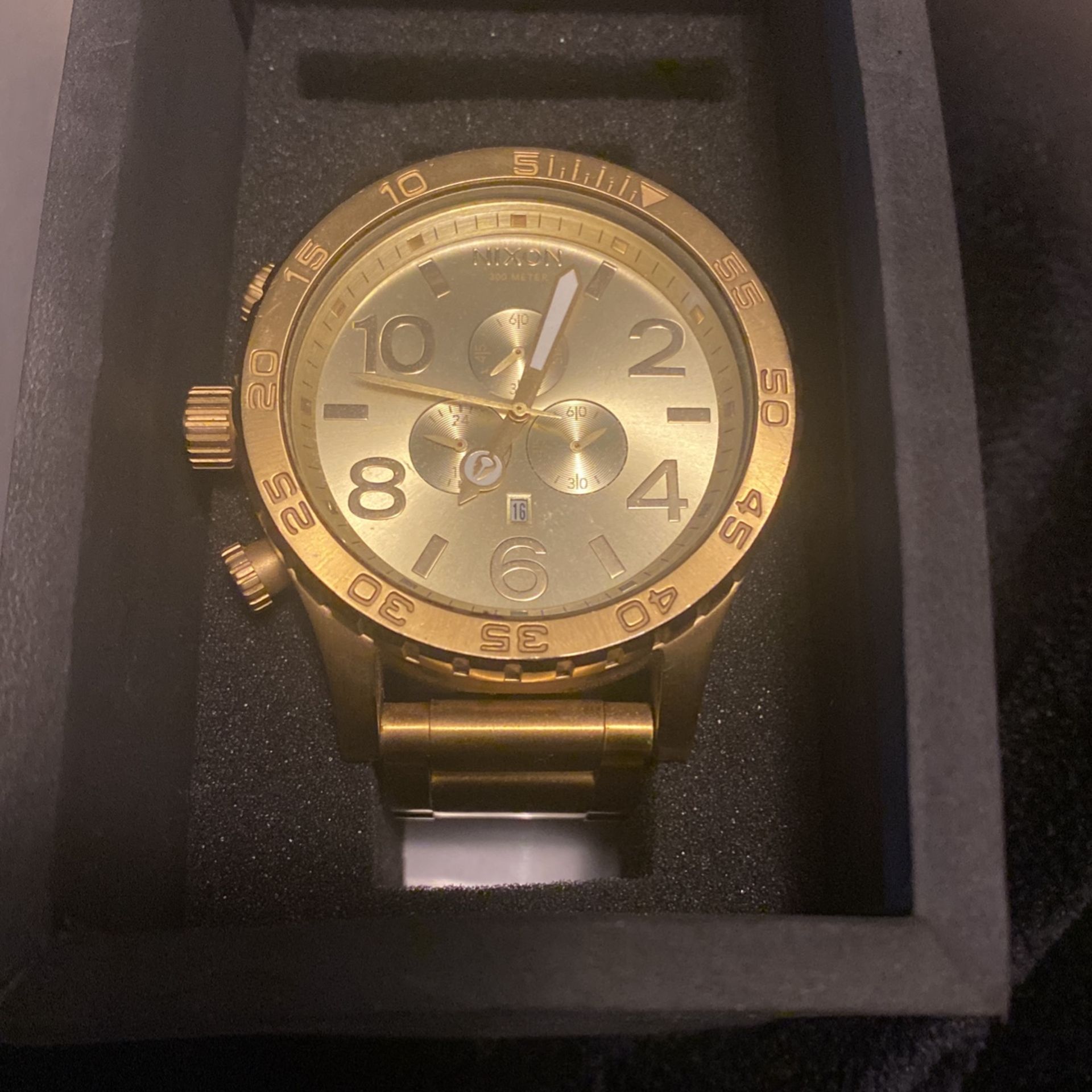 Nixon Watch Gold Stainless steel 