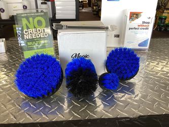 Magic shine drill brush attachment
