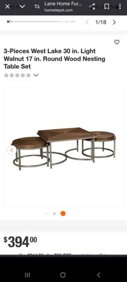 LANE HOME FURNISHINGS COFFEE TABLES 