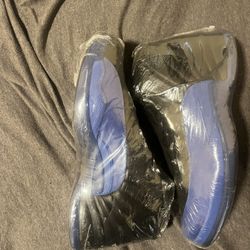 Jordan 12s Black Game Royal