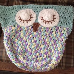 Owl Car Seat/stroller Blanket