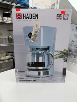 Haden 12 cup drip coffee maker brand new