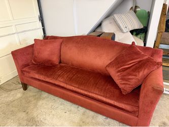 Ethan Allen Velvet Couch