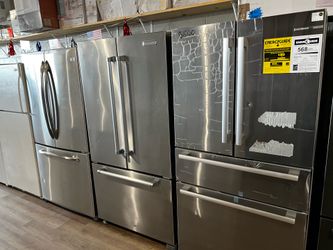 Refrigerators on sale. New and used. Big or smaller fridges. $250-$1000 each