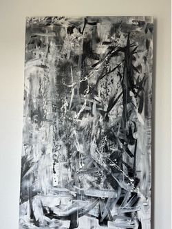 Black and white abstract