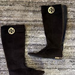 Tory Burch Suede Boots Size8 