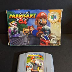Mario Kart 64 With Original Box 