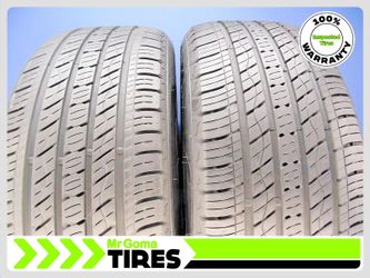 SET OF 2 KUMHO CRUGEN PREMIUM 235/55R19 USED TIRES 7.4/32 TREAD 101H 2355519