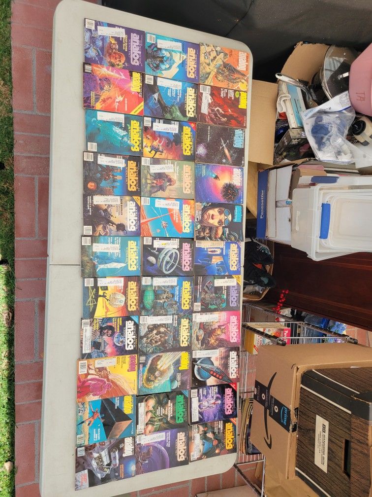 Scifi Huge Analog Lot Magazines